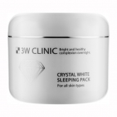 Ночная осветляющая маска 3W Clinic Crystal White Sleeping Pack
