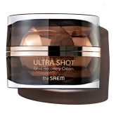 Антивозрастной крем для лица с золотом The Saem Ultra Shot Gold Recovery Cream