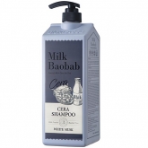 Шампунь с керамидами для волос с ароматом белого мускуса Milk Baobab Cera Shampoo White Musk