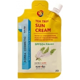 Солнцезащитный крем для лица Eyenlip Pocket Pouch Line Tea Tree Sun Cream SPF50+ PA+++