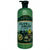 Шампунь 2-в-1 3W Clinic Olive and Argan 2 in 1 Shampoo