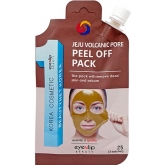 Очищающая маска-пленка Eyenlip Pocket Volcanic Pore Peel Off Pack
