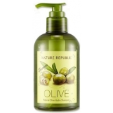 Увляжняющий шампунь для волос с маслом оливы Nature Republic Natural Olive Hydro Shampoo