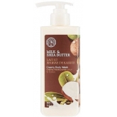 Питательный гель для душа The Face Shop Milk And Shea Butter Creamy Body Wash