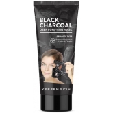 Очищающая маска-пленка с экстрактом древесного угля Yeppen Skin Black Charcoal Deep Purifying Mask Peel-off Type