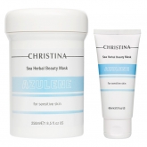 Маска для чувствительной кожи с азуленом Christina Sea Herbal Beauty Mask Azulene For Sensitive Skin