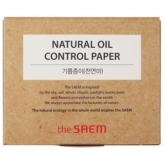 Матирующие салфетки The Saem Natural Oil-Control Paper