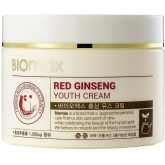 Антивозрастной крем с экстрактом красного женьшеня Biomax Red Ginseng Youth Cream
