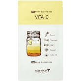 Двухфазная тканевая маска Skinfood Boosting Juice 2-step Mask Sheet Vita C