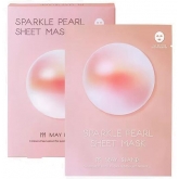 Тканевая маска с жемчугом и гиалуроновой кислотой May Island Sparkle Pearl Sheet Mask