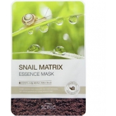 Тканевая маска с улиточной слизью Scinic Snail Matrix Essence Mask