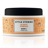 Помада с эффектом экстра блеска сильного уровня фиксации Alfaparf Milano Style Stories Glossy Pomade