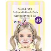 Антивозрастная гидрогелевая маска для носогубных складок The Saem Secret Pure Smile-wrinkle Line Gel Patch