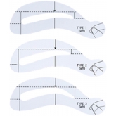 Трафарет для бровей The Saem Eyebrow Guide