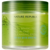 Диски для очищения кожи Nature Republic Jeju Sparkling All In One Cleansing Pads