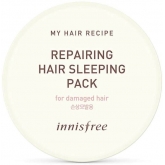 Ночная маска для повреждённых волос Innisfree My Hair Recipe Repairing Hair Sleeping Pack For Damaged Hair