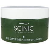 Маска для лица с амазонской глиной для сужения пор Scinic All Day Fine Pore Clay Green Mask