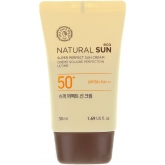 Противовоспалительный солнцезащитный крем The Face Shop Natural Sun Eco Super Perfect Sun Cream SPF 50+ PA+++