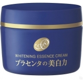 Антивозрастной осветляющий крем-эссенция с экстрактом плаценты Meishoku Placenta Whitening Essence Cream