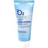 Кислородная пенка для очищения кожи Farmstay O2 Premium Aqua Foam Cleansing