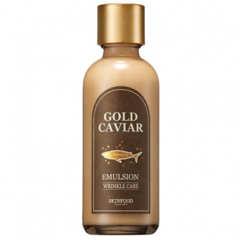 Восстанавливающая эмульсия с икрой и золотом Skinfood Gold Caviar Emulsion