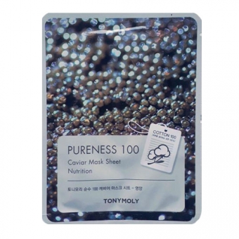 Тканевая маска для лица с икрой Tony Moly Pureness 100 Caviar Mask Sheet