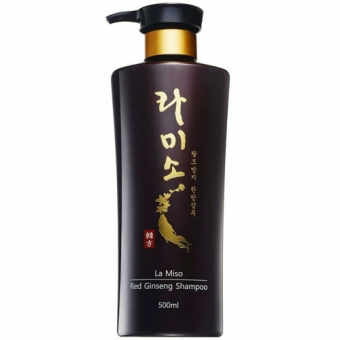 Шампунь для всех типов волос с вытяжкой из женьшеня  La Miso Red Ginseng Shampoo