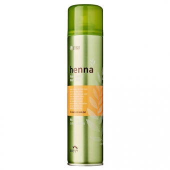 Укрепляющий лак для волос с натуральными экстрактами Flor de Man Henna Hair Spray Herb Tea