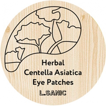 Гидрогелевые патчи с экстрактом центеллы L'Sanic Herbal Centella Asiatica Hydrogel Eye Patches