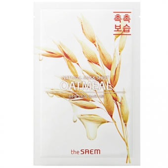 Маска для лица с овсянкой The Saem Natural Oatmeal Mask Sheet