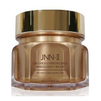 Антивозрастной дневной крем с золотом и улиточным муцином Jungnani Jnn-II 24k Gold Comfortable Shield Day Cream