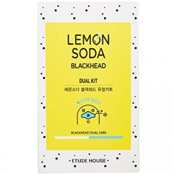 Набор для очищения пор с лимоном и содой Etude House Lemon Soda Blackhead Dual Kit