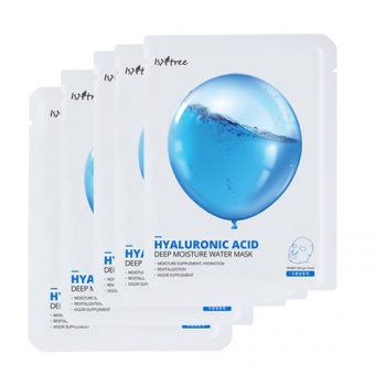 Набор увлажняющих масок IsNtrее Hyaluronic Acid Deep Moisture Water Mask