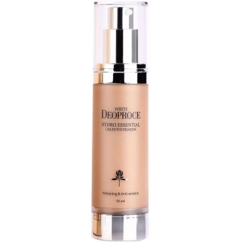 Тональный крем с осветляющим действием Deoproce White Hydro Essential Liquid Foundation