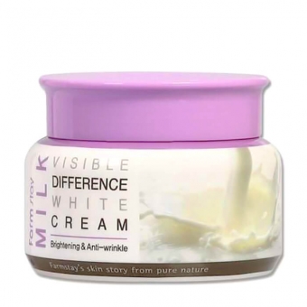 Осветляющий крем для лица FarmStay Visible Difference Milk White Cream