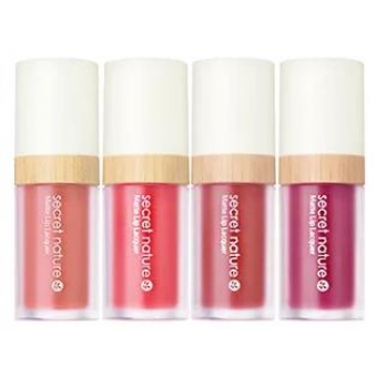 Лаковая помада для губ с длительным матовым финишем Secret Nature Matte Lip Lacquer