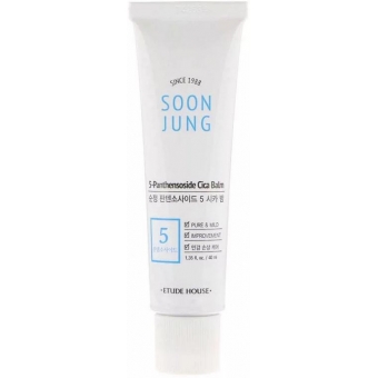 Заживляющий бальзам для чувствительной кожи Etude House Soon Jung 5 Panthensoside Cica Balm