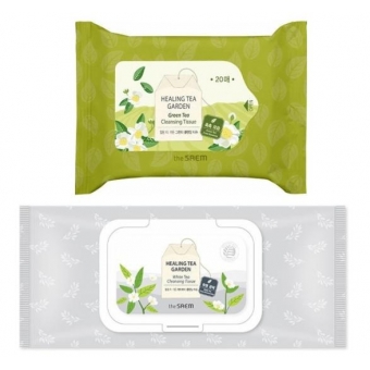 Косметические салфетки с чаем The Saem Healing Tea Garden Cleansing Tissue