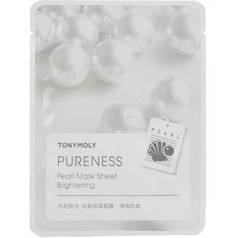 Тканевая маска для лица с экстрактом жемчуга Tony Moly Pureness 100 Pearl Mask Sheet