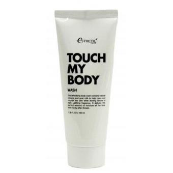 Гель для душа с козьим молоком и лактобактериями Esthetic House Touch My Body Goat Milk Body Wash Mini