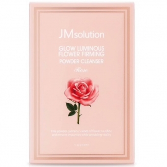 Энзимная пудра с экстрактом розы JMsolution Glow Luminous Flower Firming Powder Cleanser