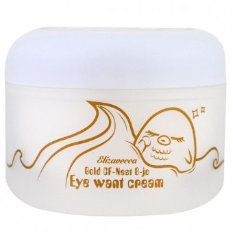 Крем для век с экстрактом ласточкиного гнезда Elizavecca Gold CF-Nest B-Jo Eye Want Cream