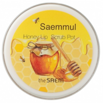Медовый скраб для губ The Saem Saemmul Honey Lip Scrub Pot