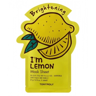 Тканевая маска для лица с лимоном Tony Moly I'm Real Lemon Mask Sheet