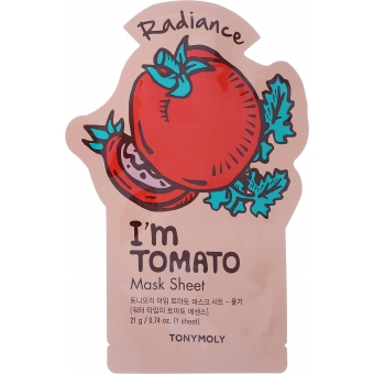 Тканевая маска для лица с томатом Tony Moly I'm Real Томато Mask Sheet
