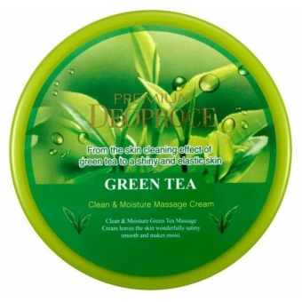 Массажный очищающий крем Deoproce Premium Clean & Moisture Green Tea Massage Cream
