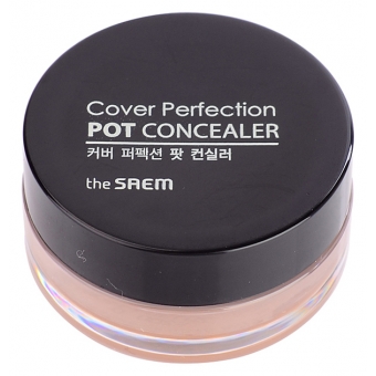 Кремовый корректор для недостатков The Saem Cover Perfection Pot Concealer