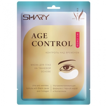 Маска для глаз на тканевой основе с черной икрой Shary Perfect Solution Age Control Mask Sheet
