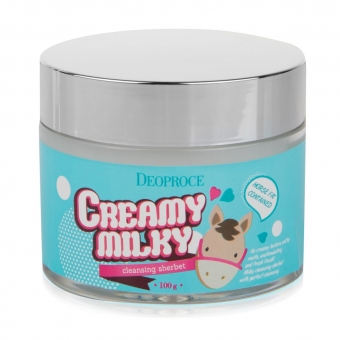 Щербет очищающий сливочный Deoproce Creamy Milky Cleansing Sherbet