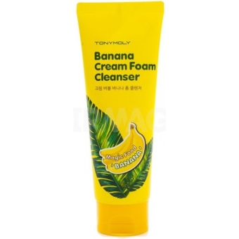 Банановая кремовая пенка для умывания Tony Moly Magic Food Banana Cream Foam Cleanser